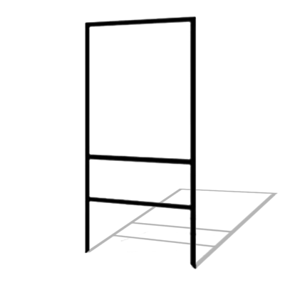 Black Metal Frame, 18x24